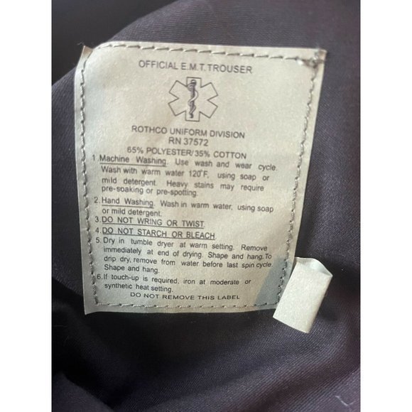 NWT‎ Rothco Black EMT EMS Paramedic Medic Tactical Pants XXXL Uniform Cargo - Picture 10 of 10